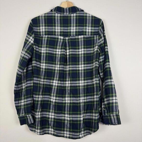 Lot-3 American Eagle Flannel Shirt Women’s Large Check Plaid Boyfriend Fit Soft - Picture 10 of 15